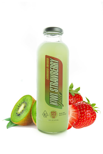 125mg Kiwi Strawberry Juice - Cannabis Infused