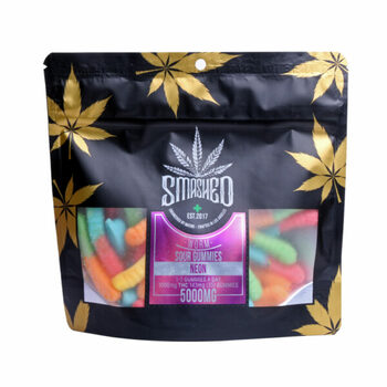 5000mg THC Neon Sour Worms
