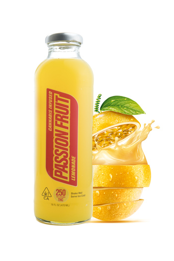 250mg Passion Fruit Lemonade - Cannabis Infused