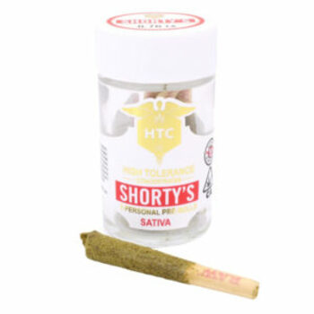 High Tolerance -Shorty’s 5 personal infused pre-rolls Sativa - Strawberry Bliss