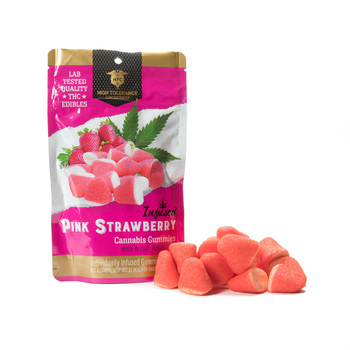 THC Infused Pink Strawberry Puff 500mg