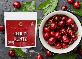 500mg Cherry Runtz live resin gummy