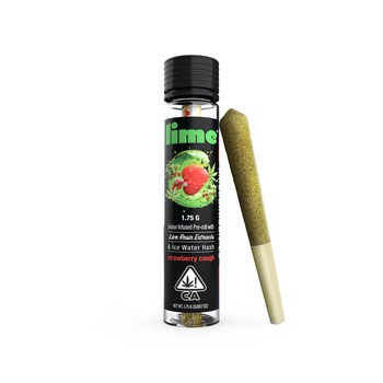 Diamond & Hash Infused 1.75g (Single Pre Roll) | Strawberry Cough