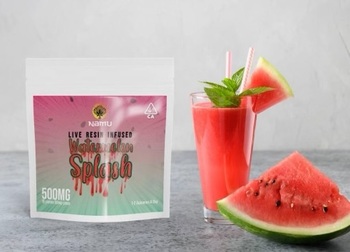 500mg Watermelon Splash live resin gummy